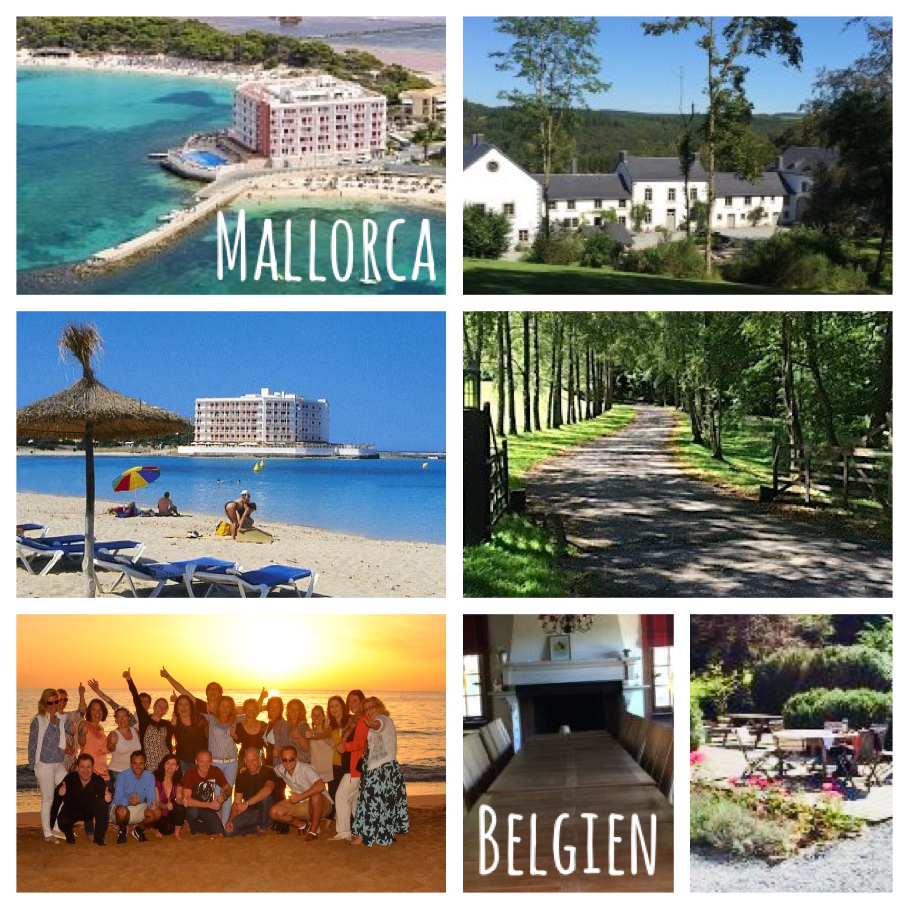 Bilder Mallorca und Belgien