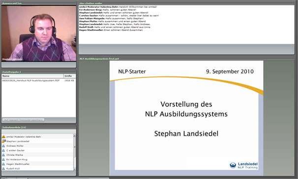 Screenshot NLP Webinar 01